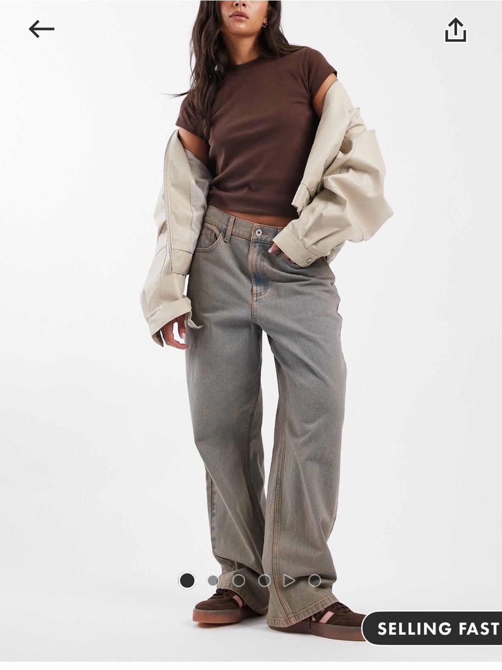 Women’s wide leg Denim Jeans